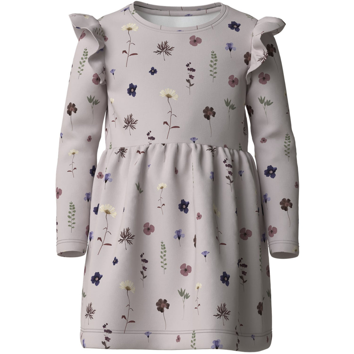 Name It Lilac Ash Nmffilulu Ls Dress