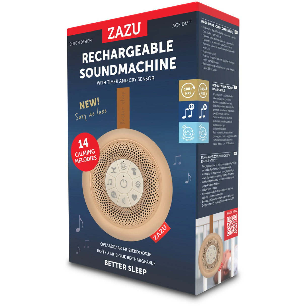 Zazu Beige Suzy De Luxe Music Box