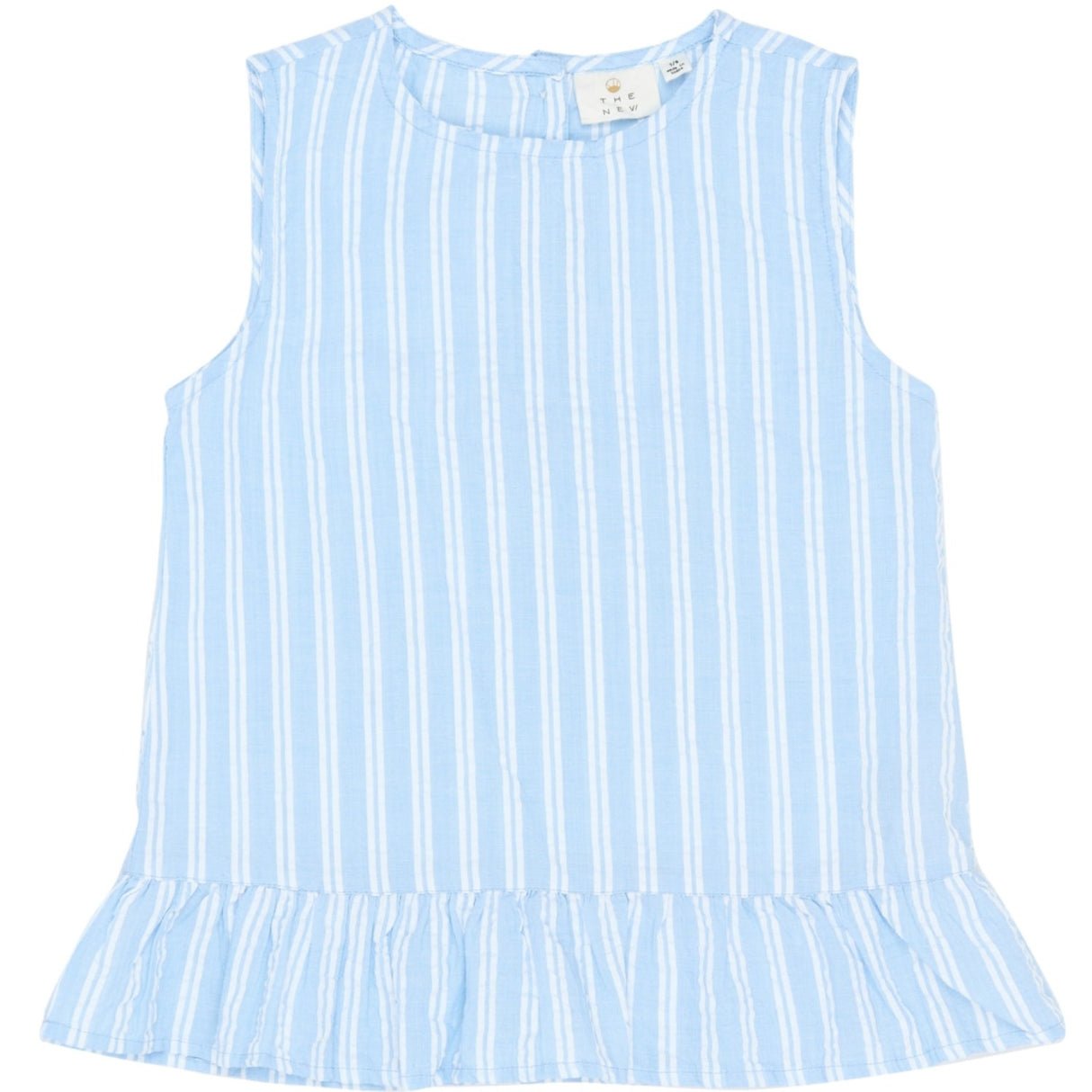 The New Forever Blue Striped Tnshirley S_L Top