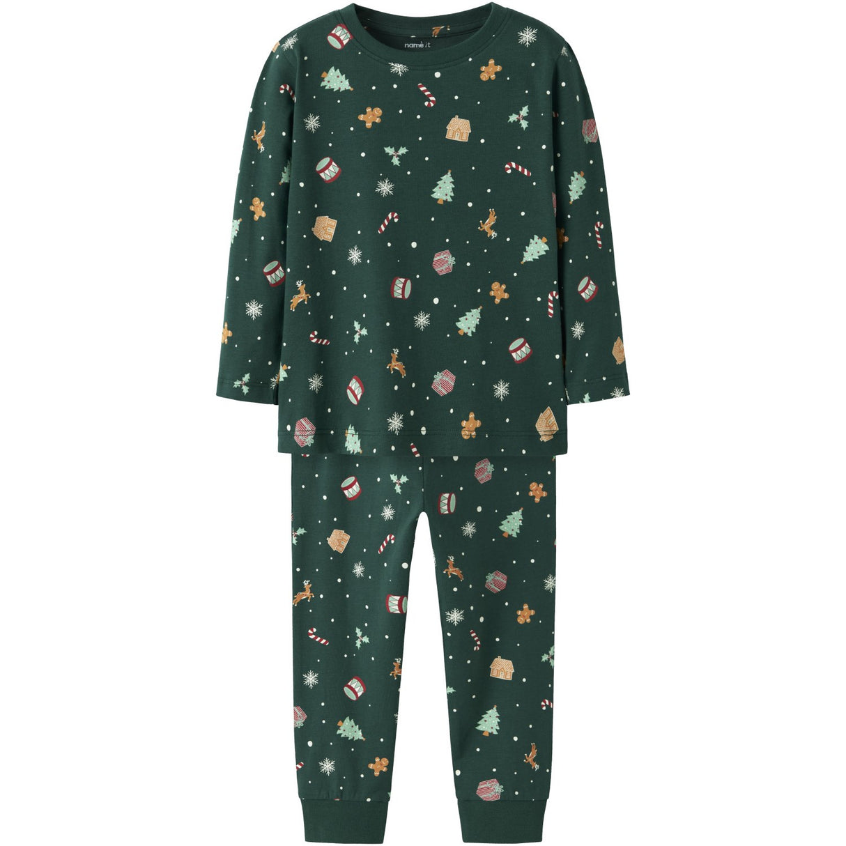 Name It Botanical Garden Xmas AOP Nmnvismas Ls Nightset