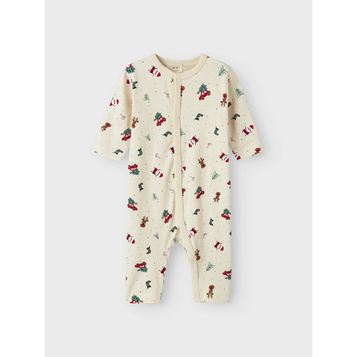 Name It Whitecap Gray Christmas Elements Vismas Nightsuit