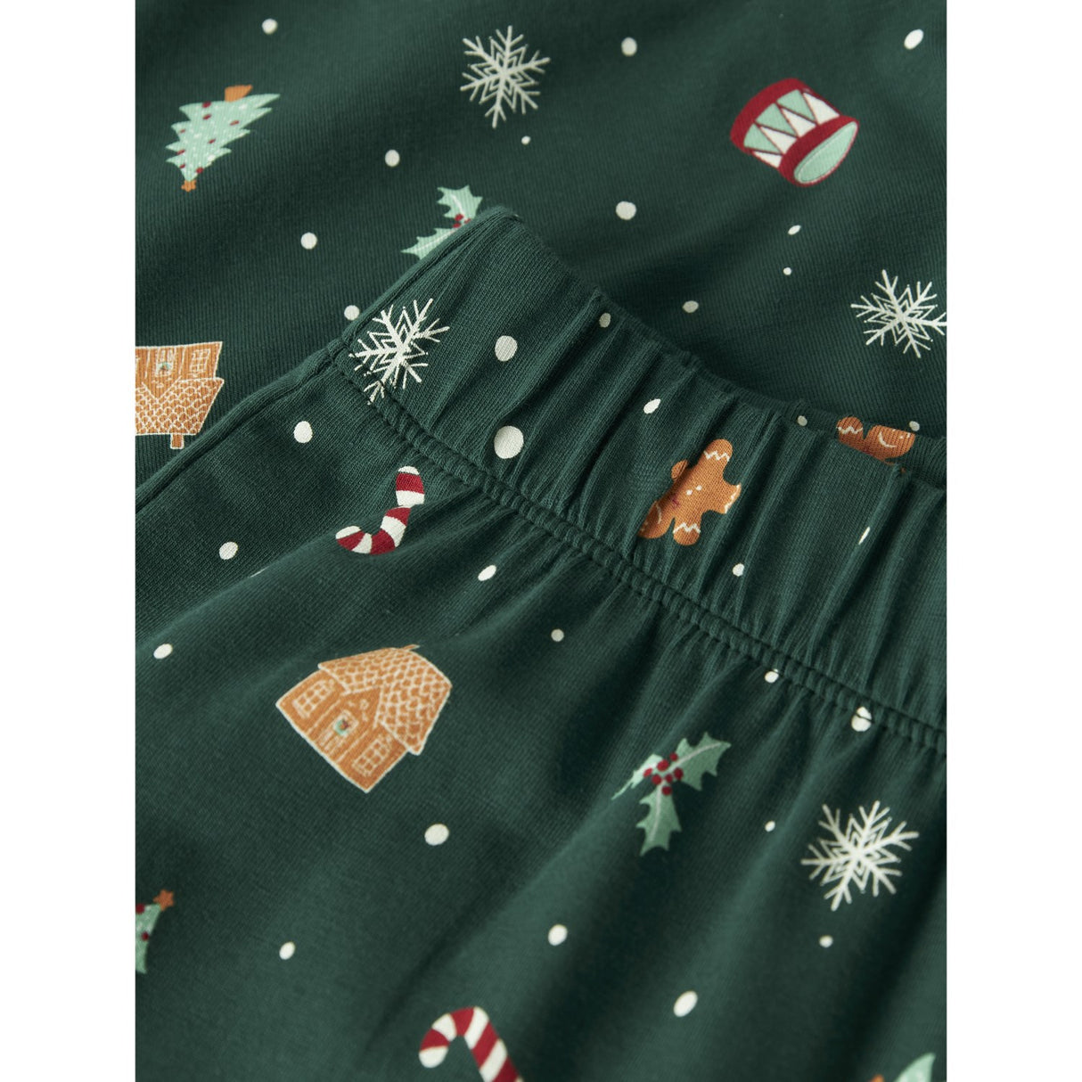 Name It Botanical Garden Xmas AOP Nanvismas Ls Nightset Adult