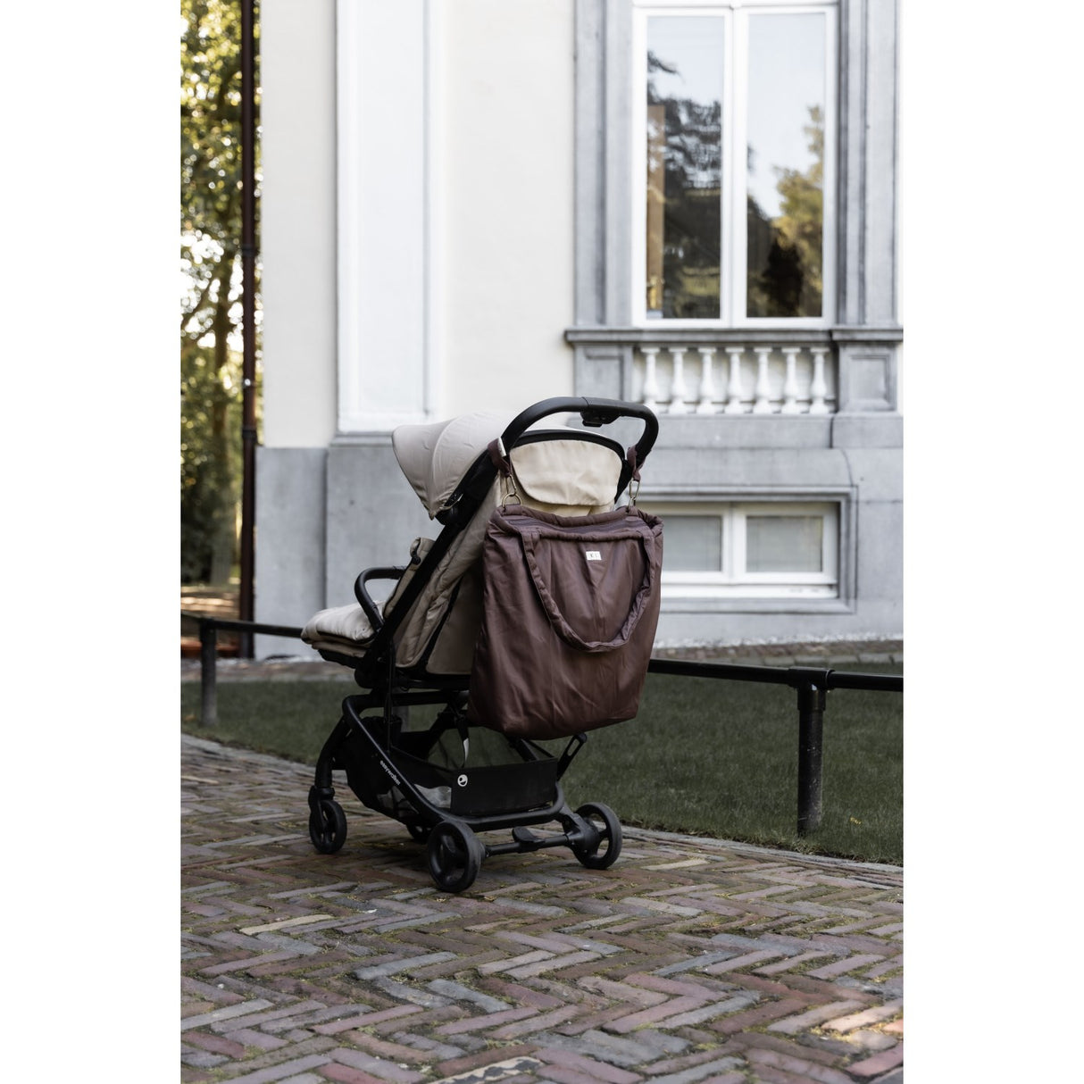 KAS Kopenhagen Brown Kas Multi Purpose Tote With Fold