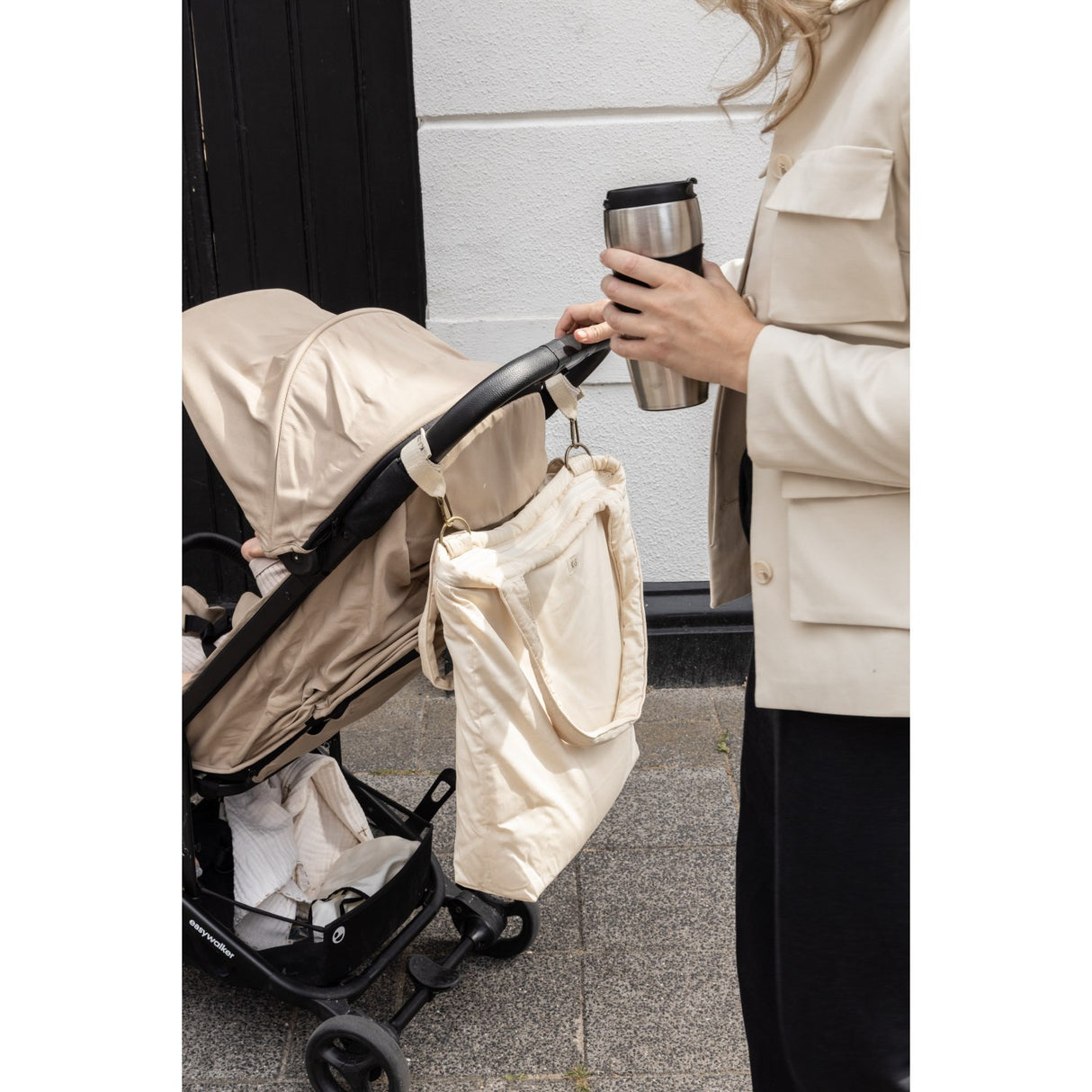 KAS Kopenhagen Beige Kas Multi Purpose Tote With Fold