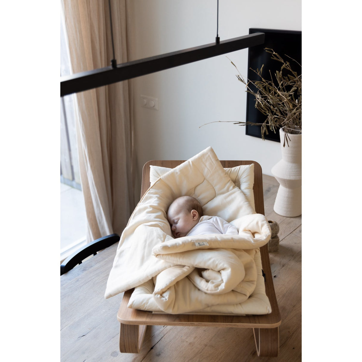 KAS Kopenhagen Beige Dragon Fly Blanket