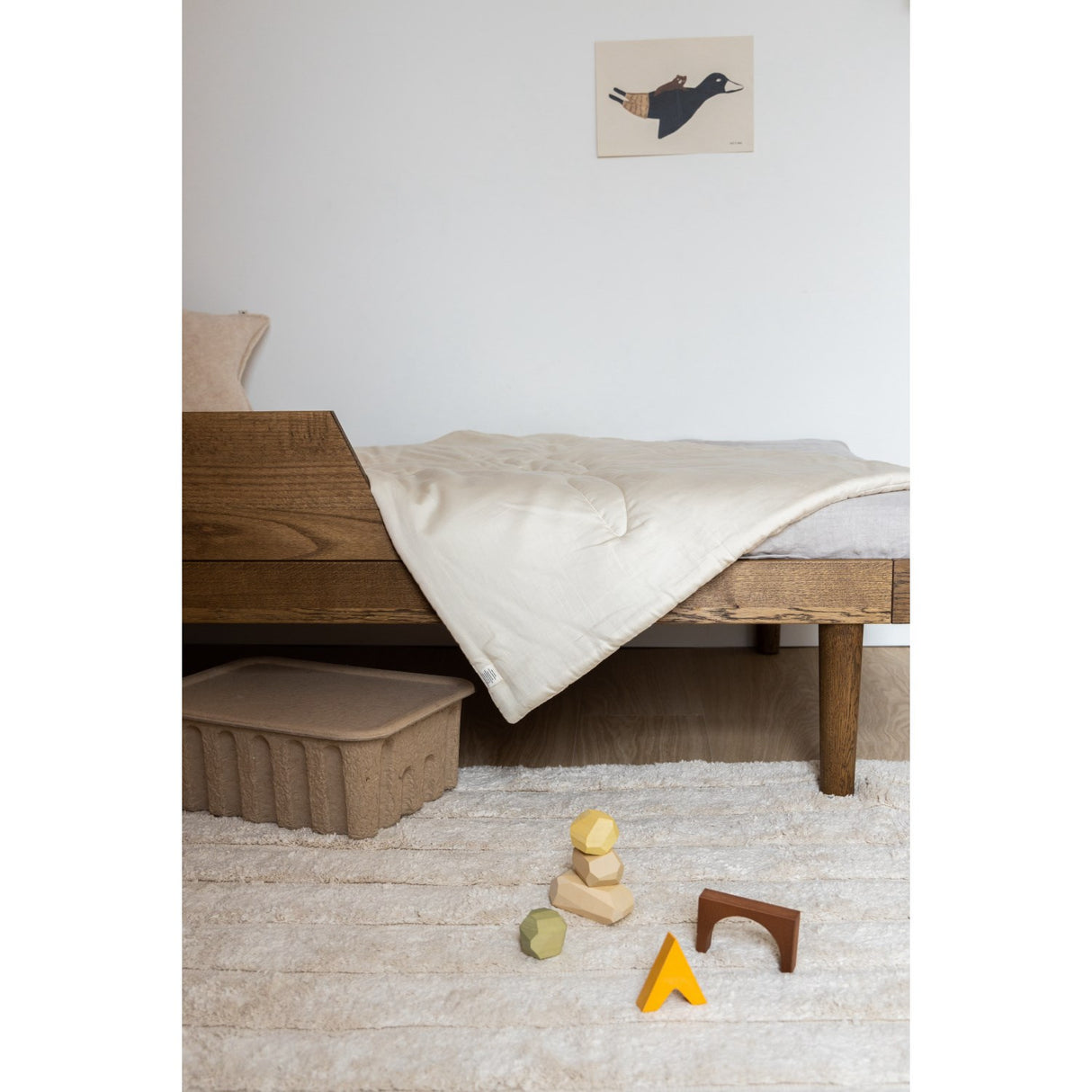 KAS Kopenhagen Beige Dragon Fly Blanket