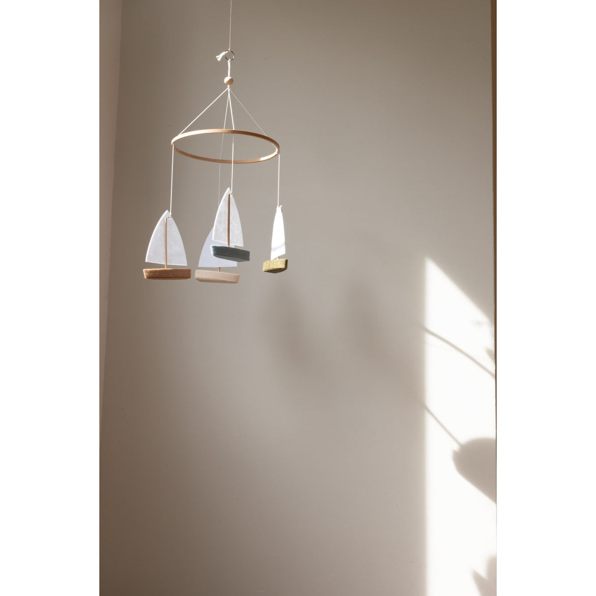 KAS Kopenhagen Multi Color Boat Baby Mobile