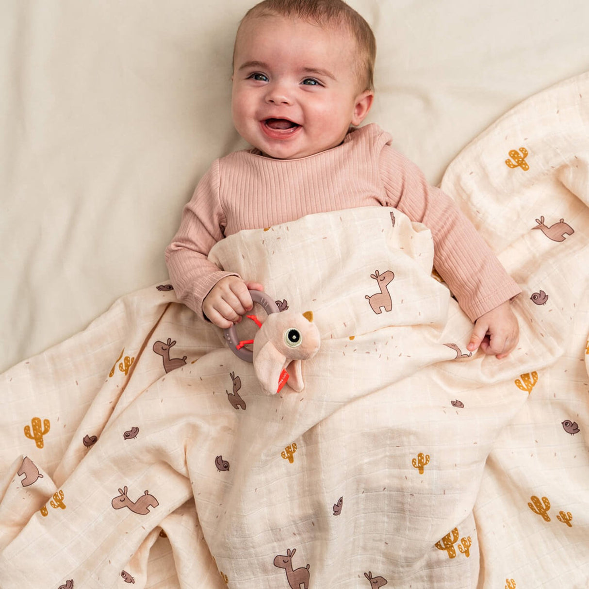DonebyDeer Lalee Powder Baby Swaddle