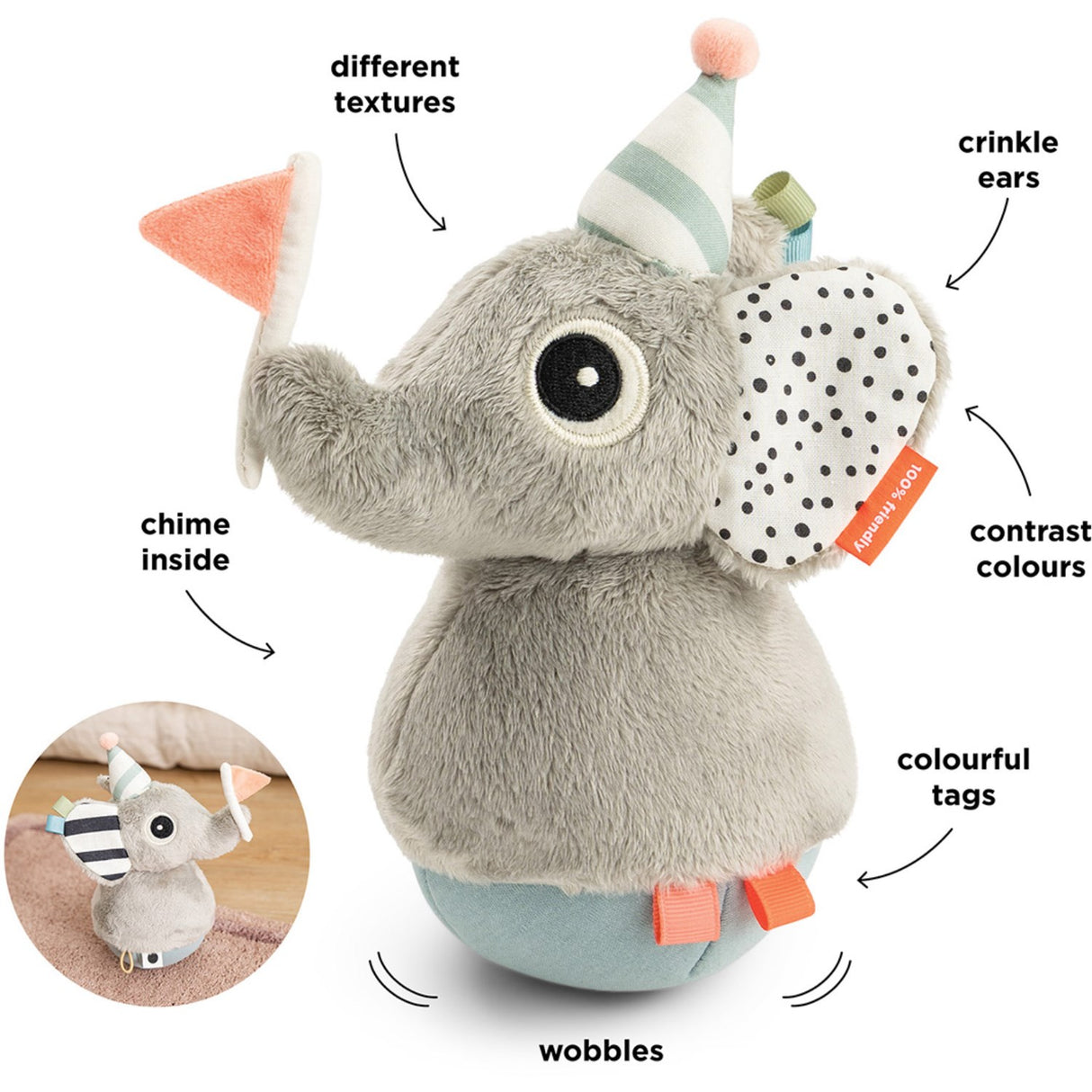 DonebyDeer Colour Mix Tumling Activity Toy