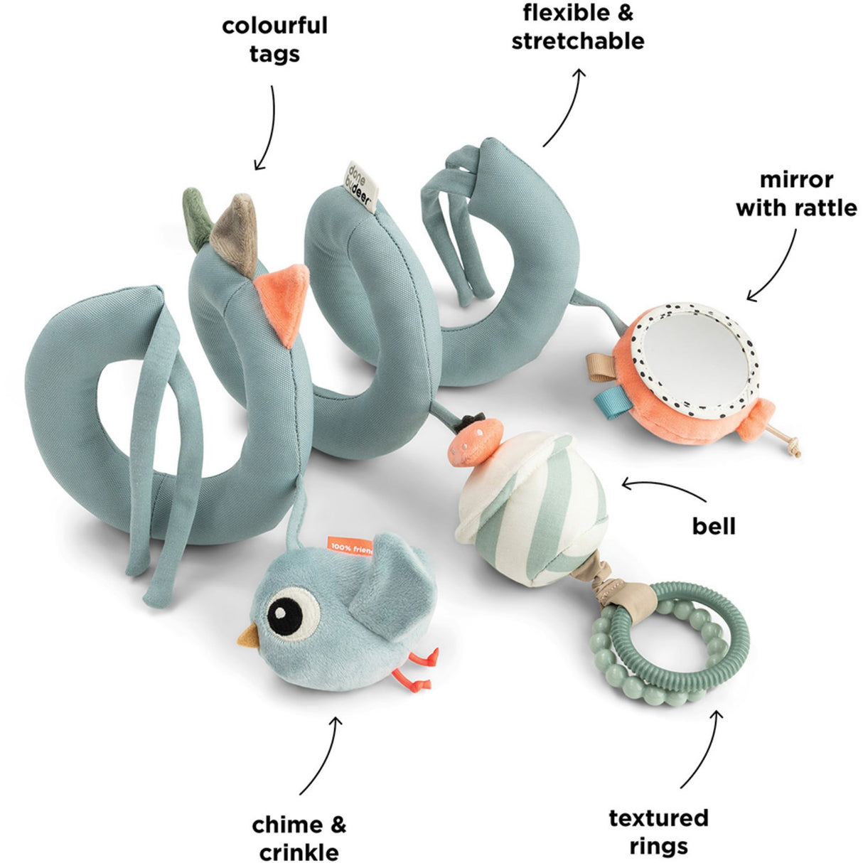 DonebyDeer Celebration Blue Aktivitetsspiral