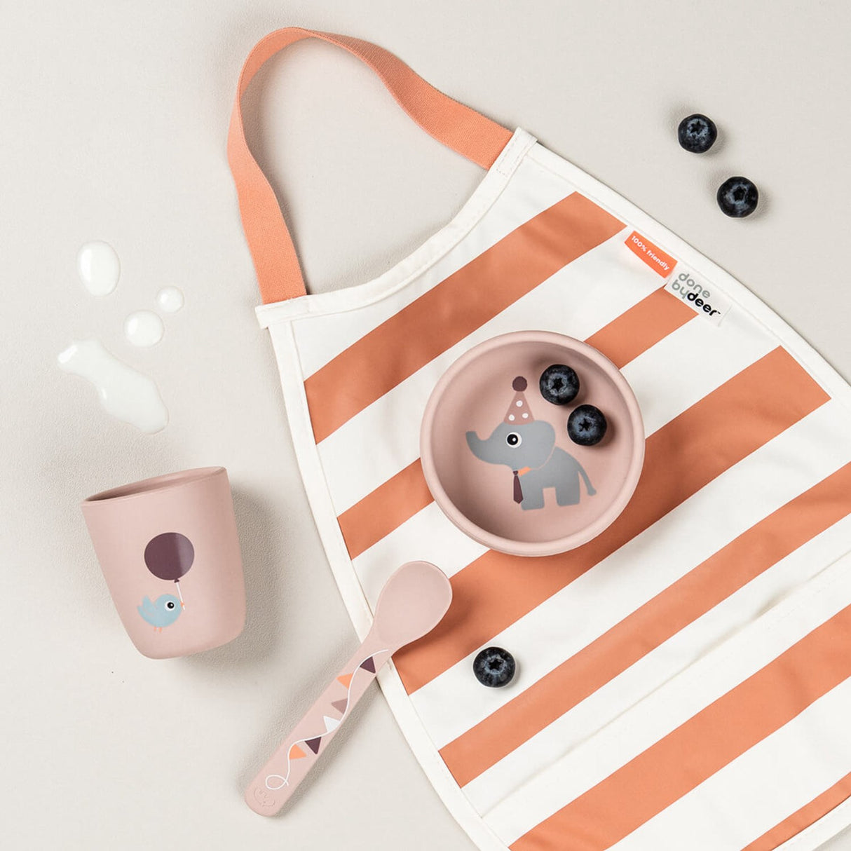 DonebyDeer Celebration Powder Stick&Stay Dinner Set