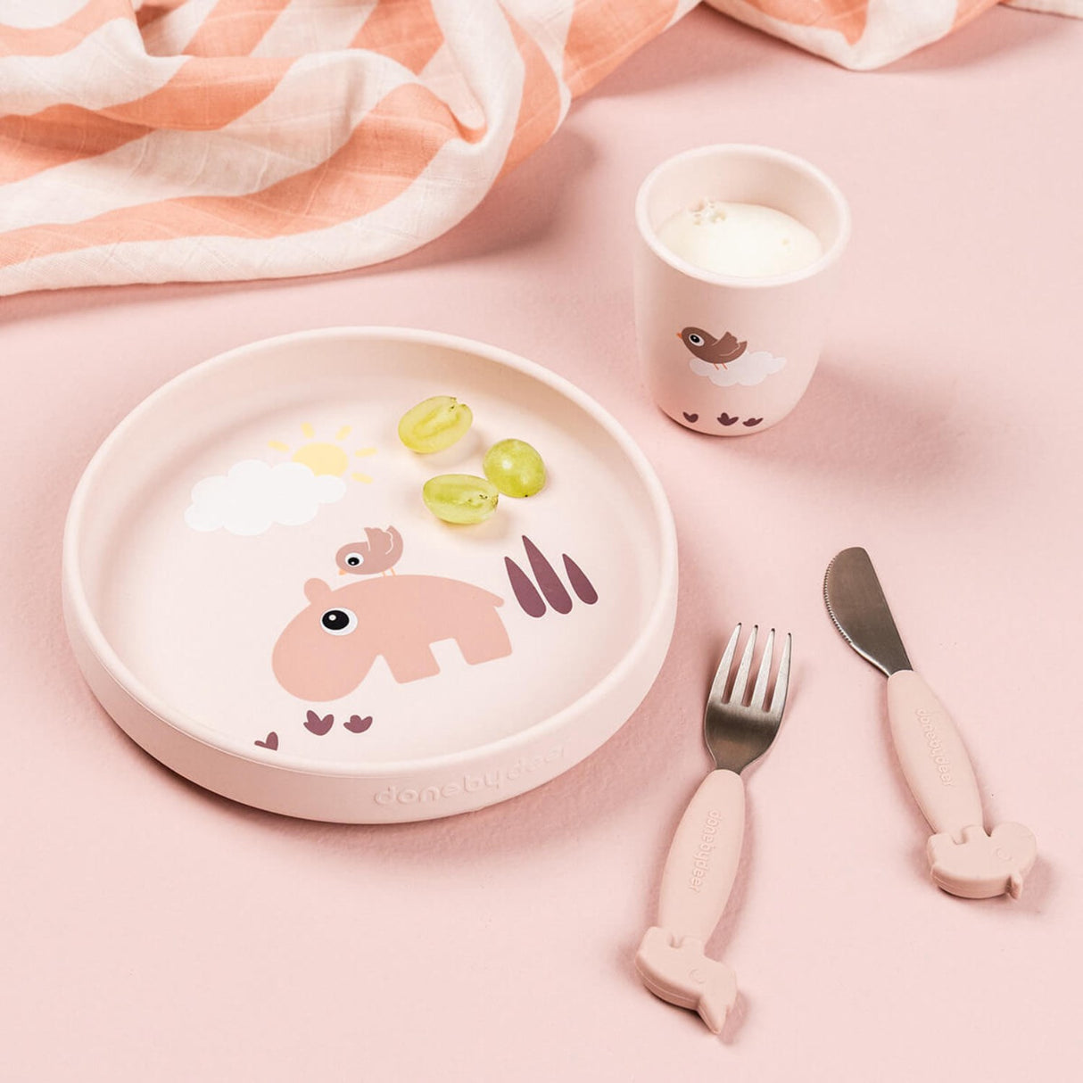 DonebyDeer Playground Powder Silicone Stick&Stay Plate