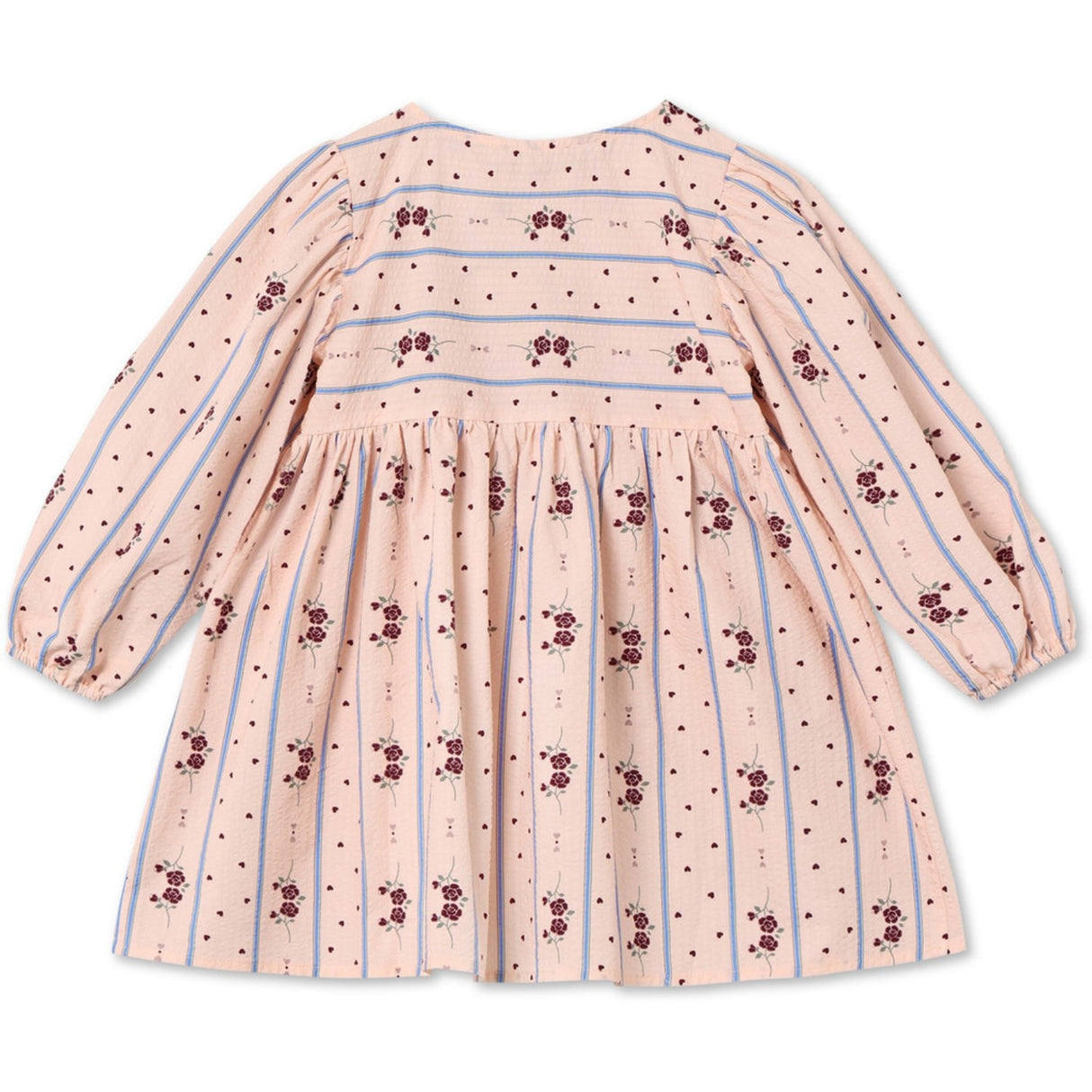 Fliink Chalk Pink Aop Colombe Ls Dress
