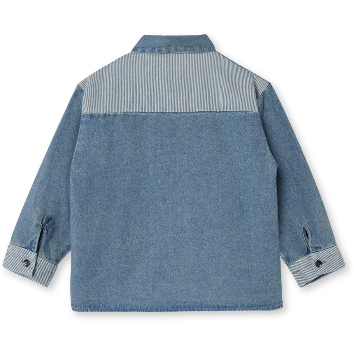 Fliink Medium Denim Blue Don Contrast Blouse