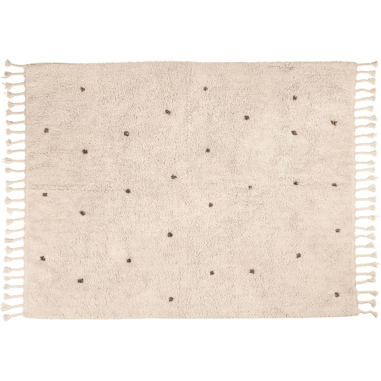 KAS Kopenhagen Natural/Brown Dots Small Rug 120X160