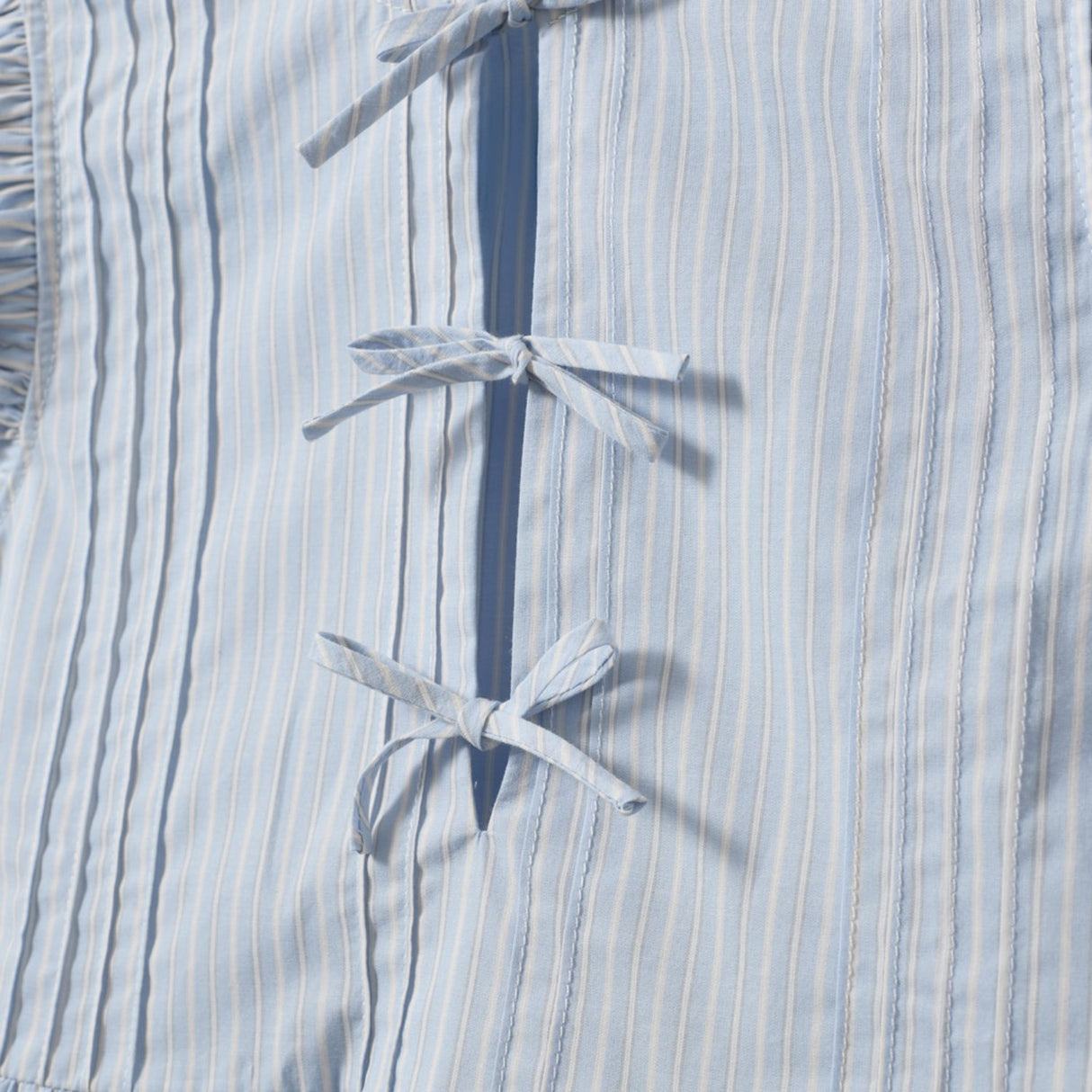 Sofie Schnoor Light Blue Striped Juliettesy Top