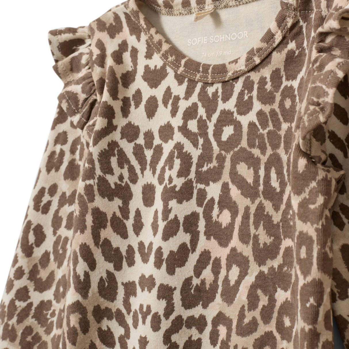 Sofie Schnoor Aop Beige Leopard Dictekb Bodystocking