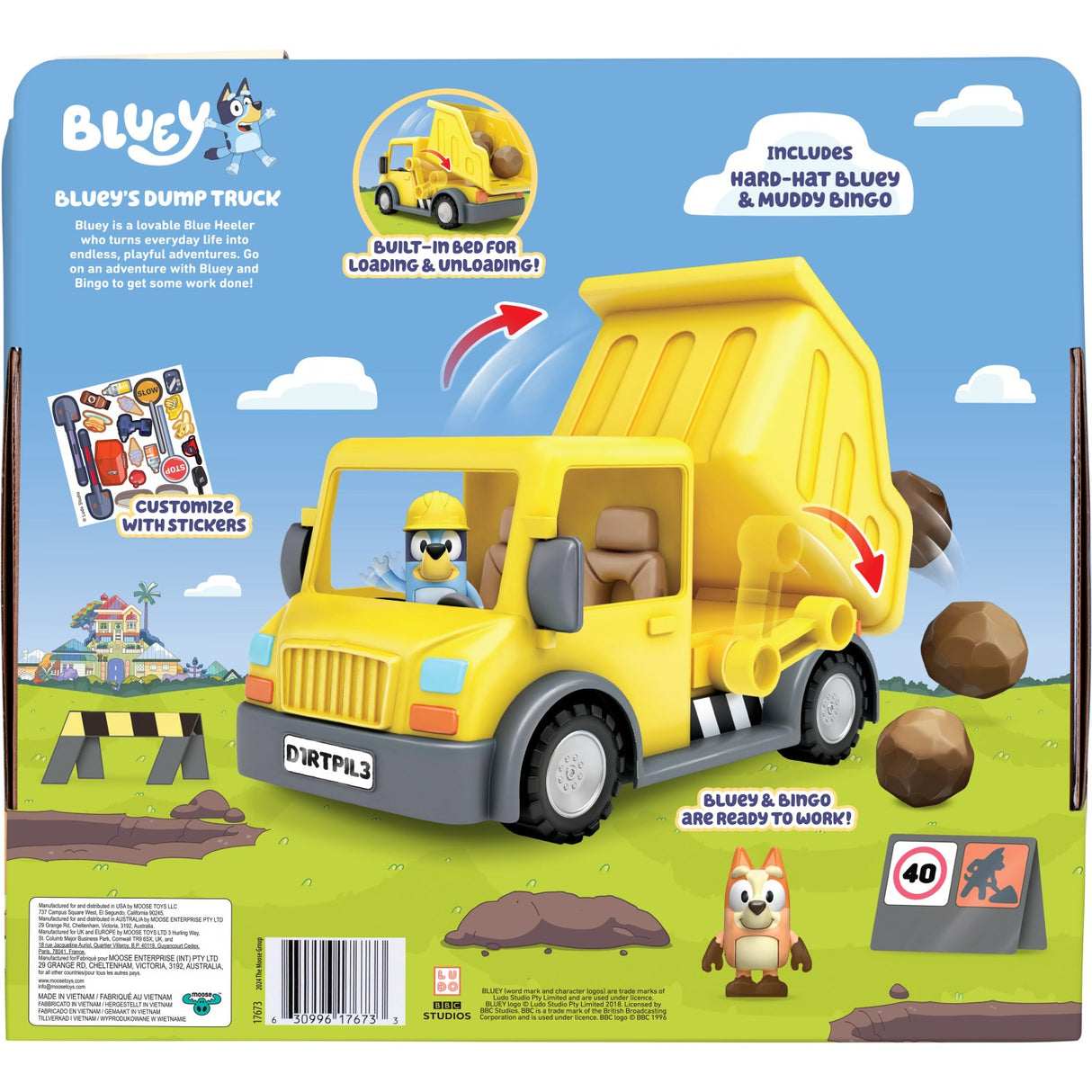 Bluey Dump Truck
