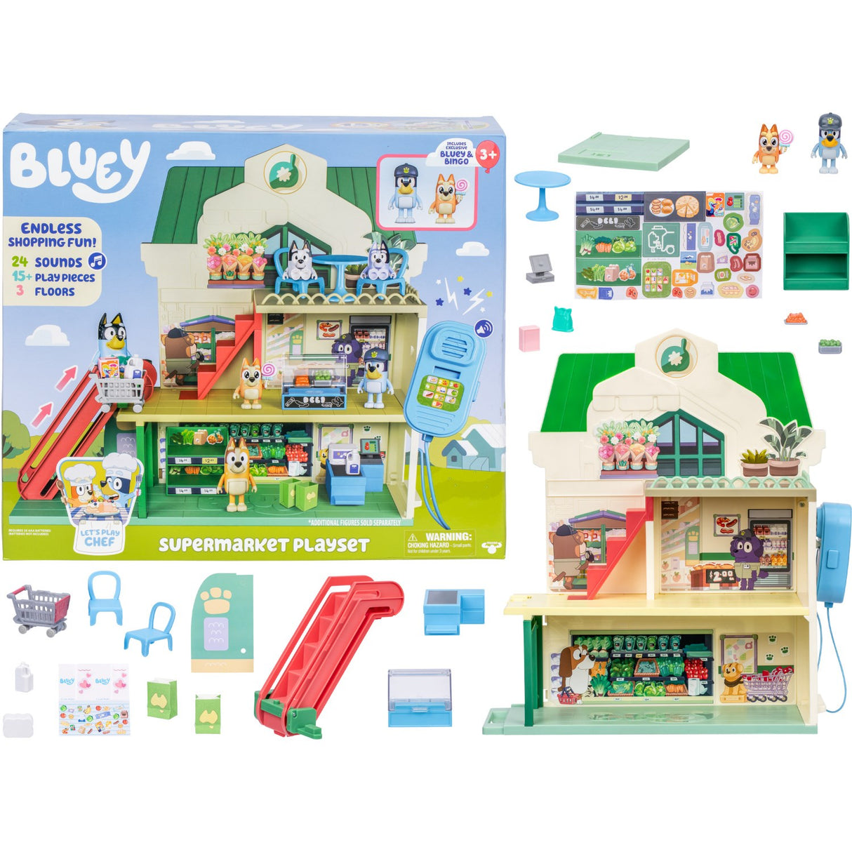 Bluey Supermarket Playset