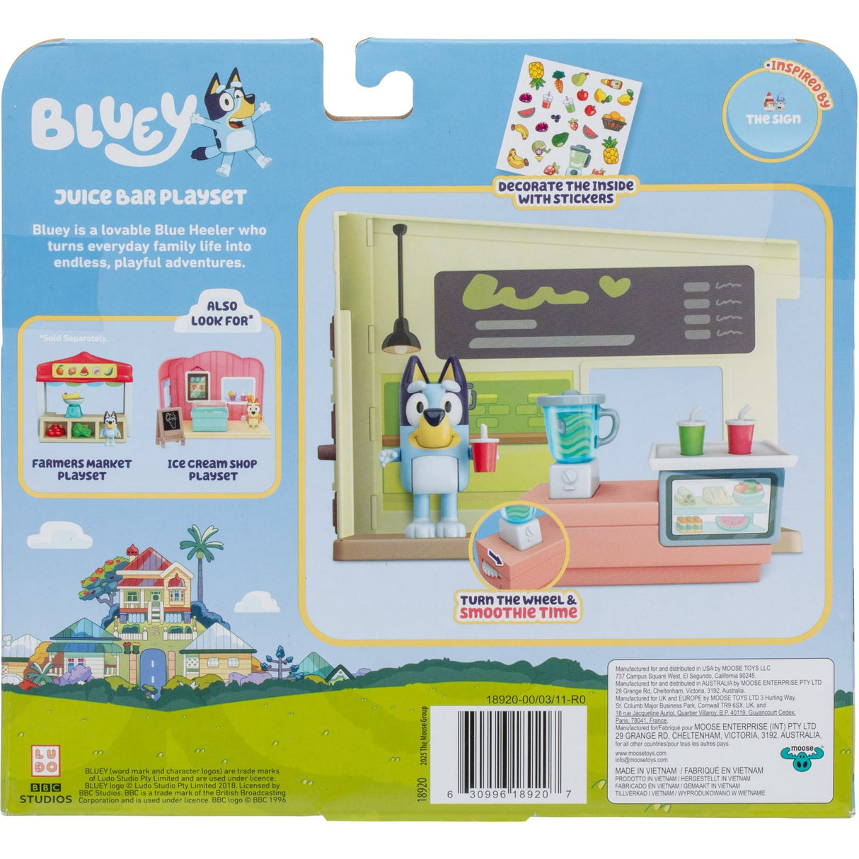 Bluey Mini Playset Juice Bar