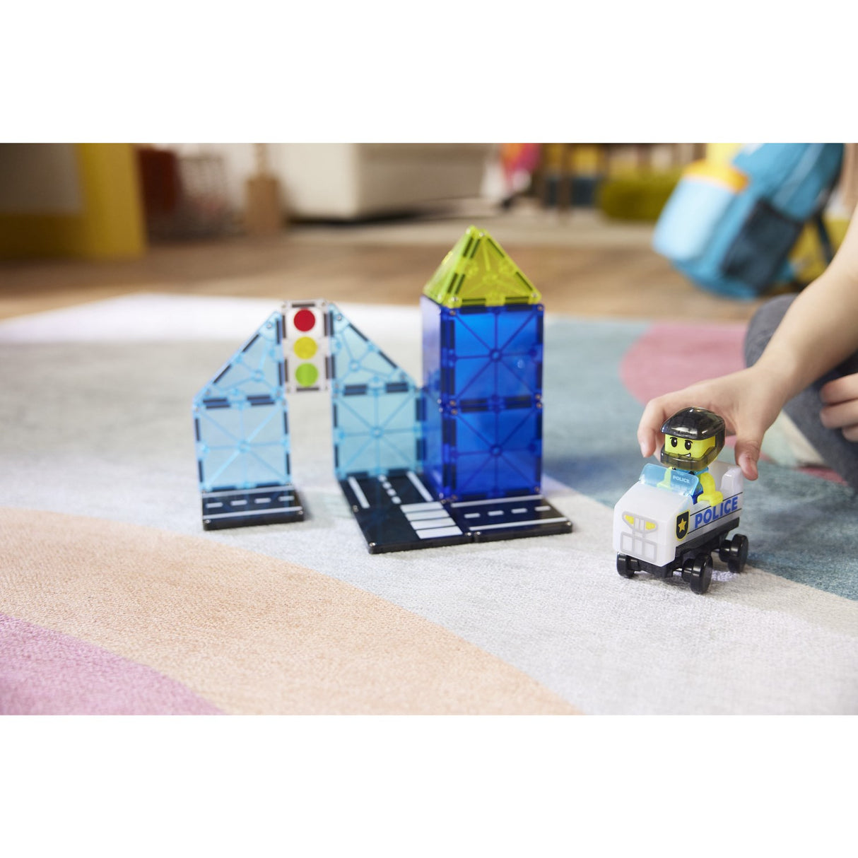 Magna-Tiles® Police Patrol 20 Pcs