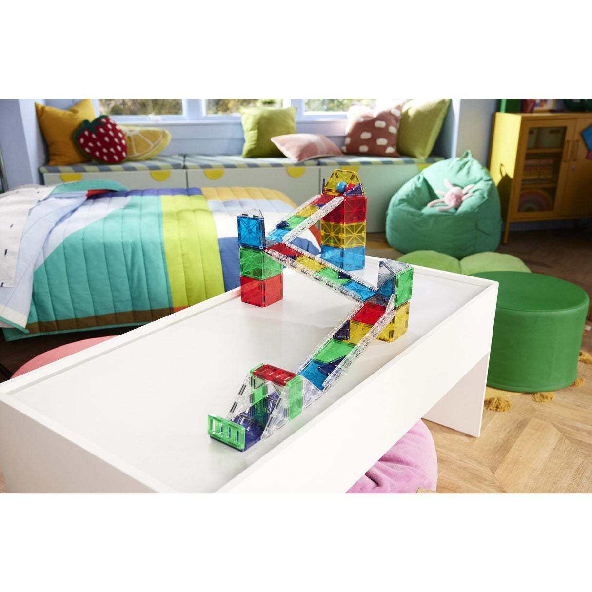 Magna-Tiles® Rail Racer 90 Pcs