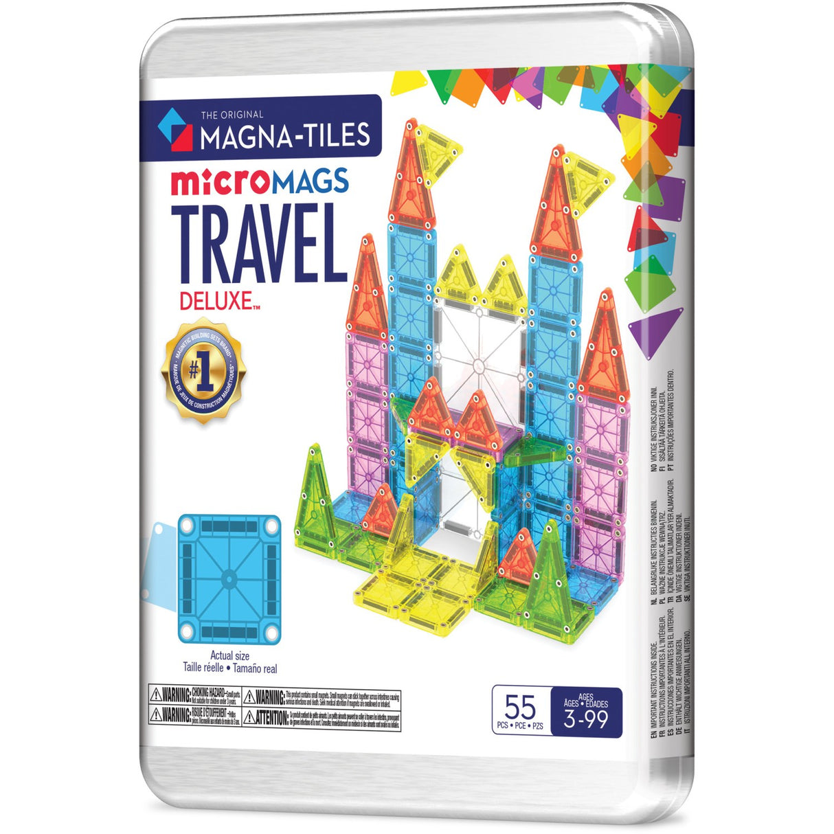 Magna-Tiles® Deluxe Travel Set 55 Pcs(CDU)
