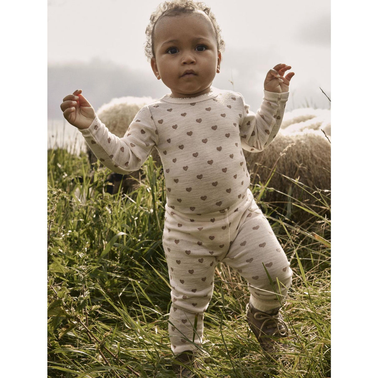Lil'Atelier Morganite Heart Nbfnoel Nia Wool Ls Slim Body Lil Noos