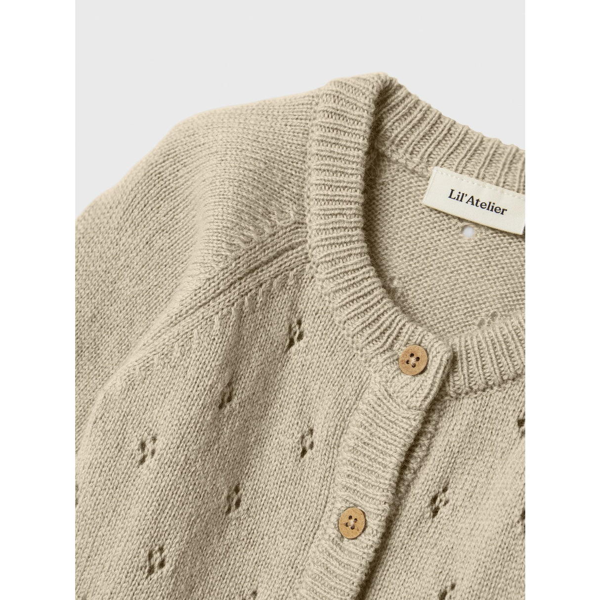 Lil'Atelier Safari Melange Nbnnalio Wool Knit Suit Lil