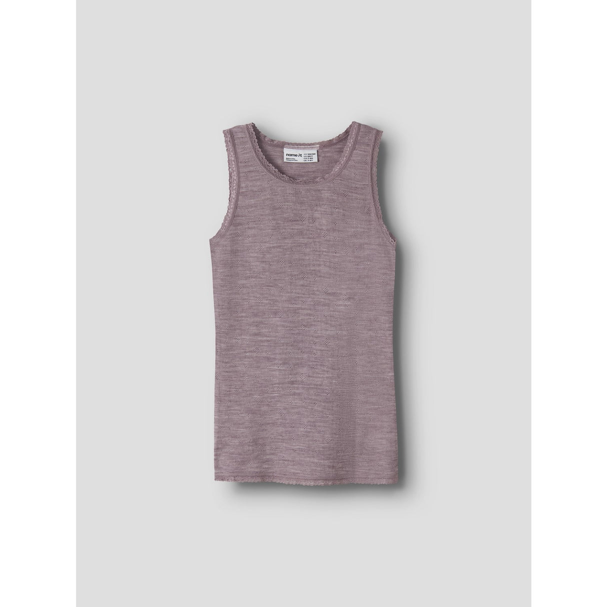 Name It Toadstool Nkfwang Wool Needle Tank Top