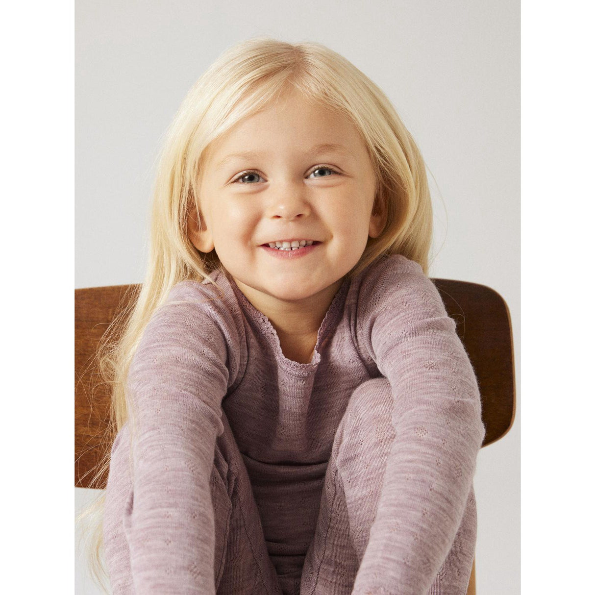 Name It Toadstool Nmfwang Wool Needle Ls Top Solid Noos