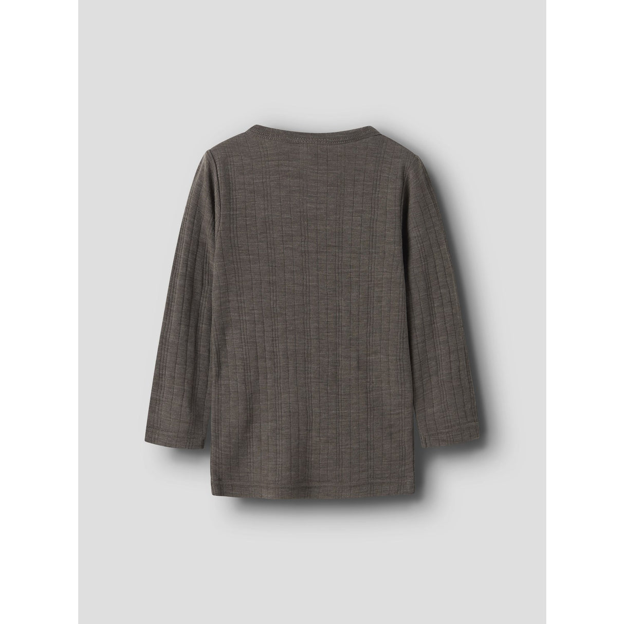 Name It Morel Nmmwang Wool Needle Ls Top Solid Noos