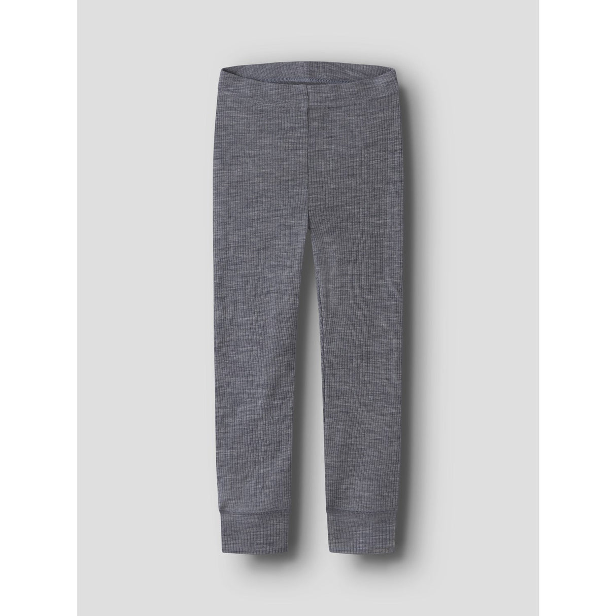 Name It Folkstone Gray Nmnwax Wool Rib Leggings Noos