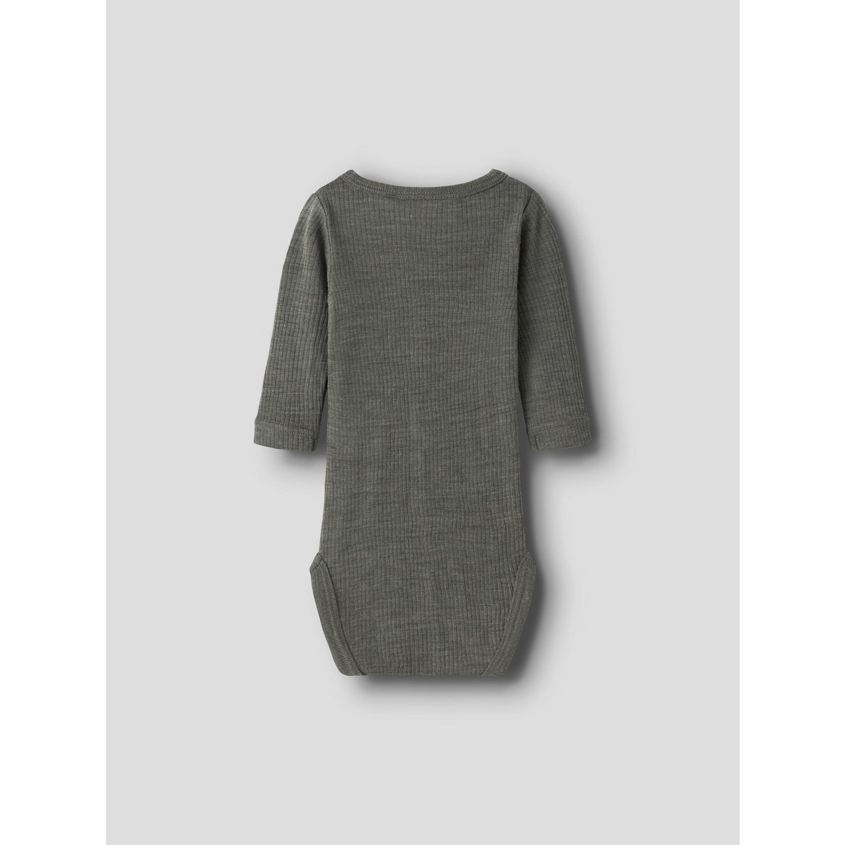 Name It Mulled Basil Nbnwax Wool Rib Ls Body Noos
