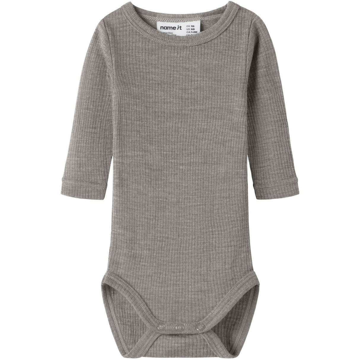 Name It Satellite Nbnwax Wool Rib Ls Body Noos