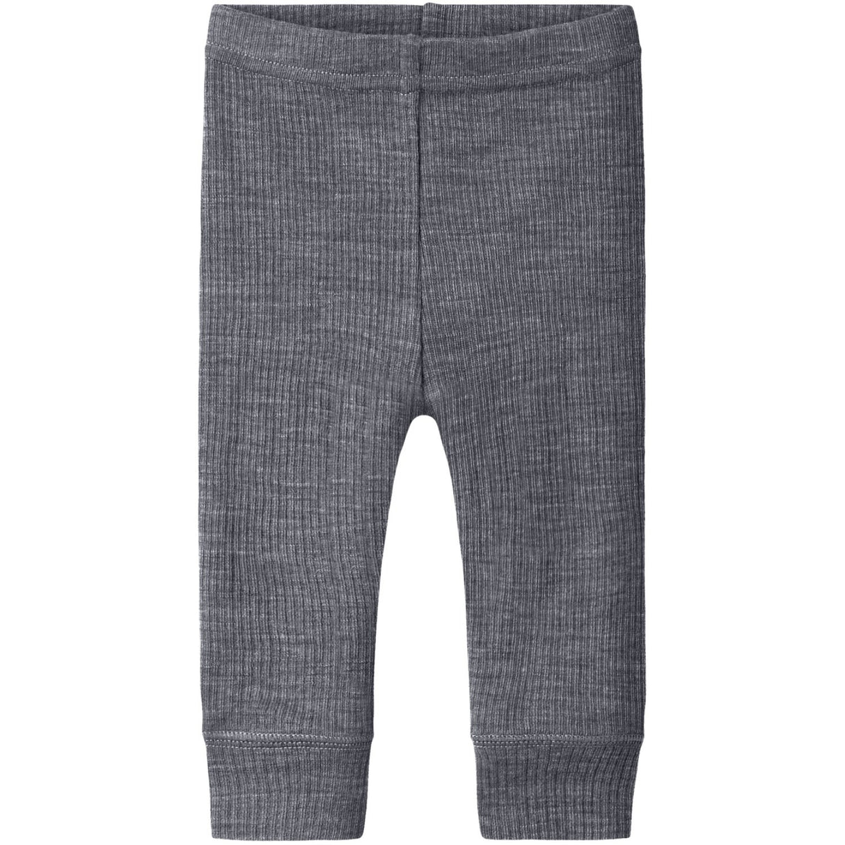 Name It Folkstone Gray Nbnwax Wool Rib Leggings Noos