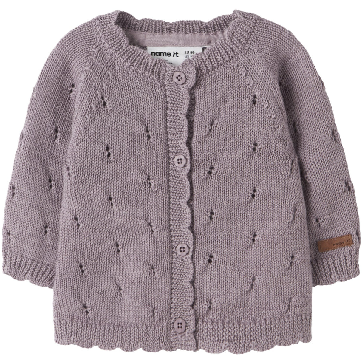 Name It Toadstool Nbfwrilla Wool Ls Knit Card