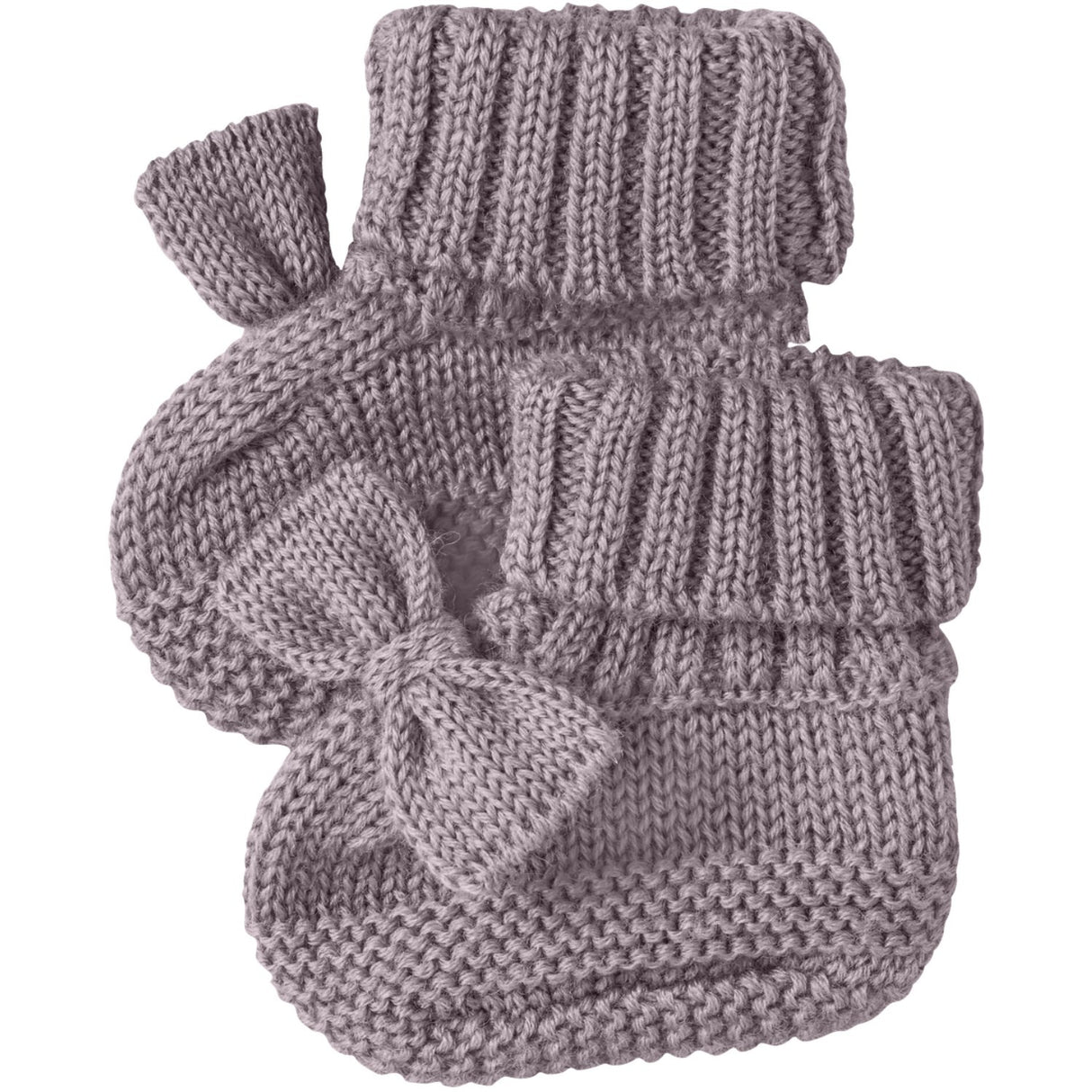 Name It Toadstool Bow Nbfwrilla Wool Knit Slippers