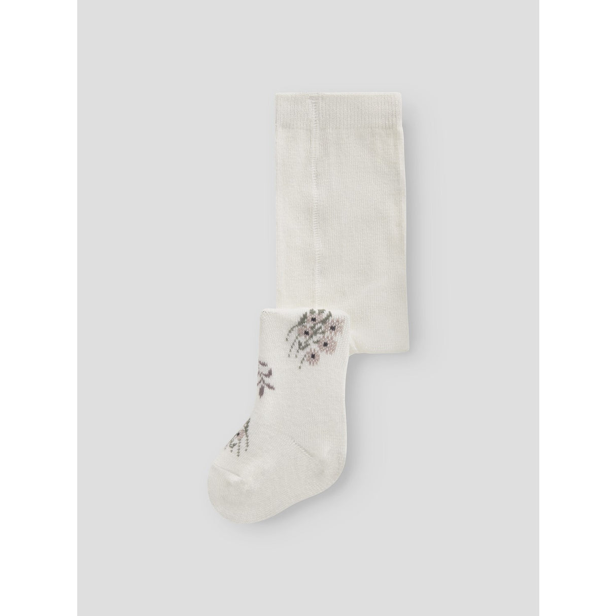 Name It Snow White Long Flowers Nbfwak Wo/Bl Tights Aoj