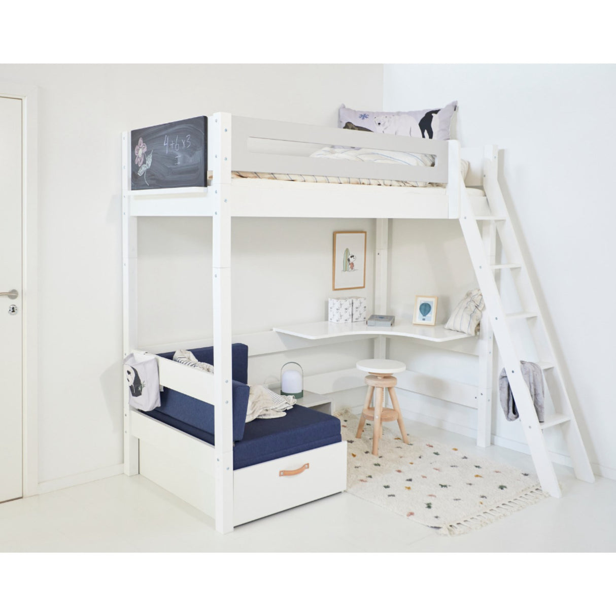 Manis-h Snow White Grete Højseng With Skråstige