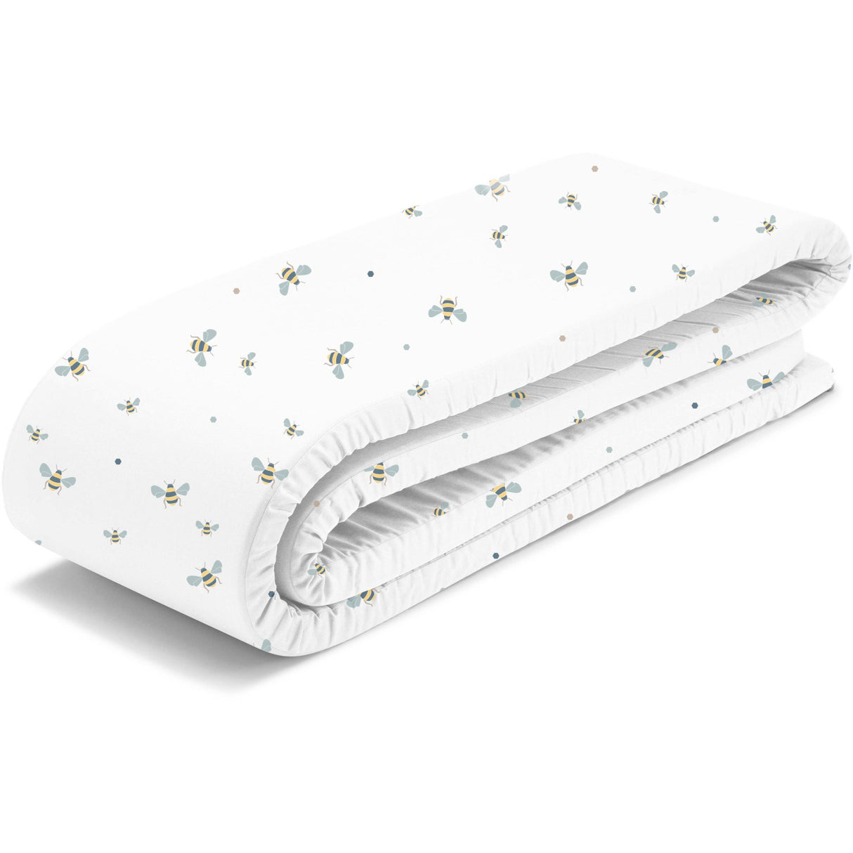 Vanilla COPENHAGEN Milk Honeybee Happy Bed Bumper Cot