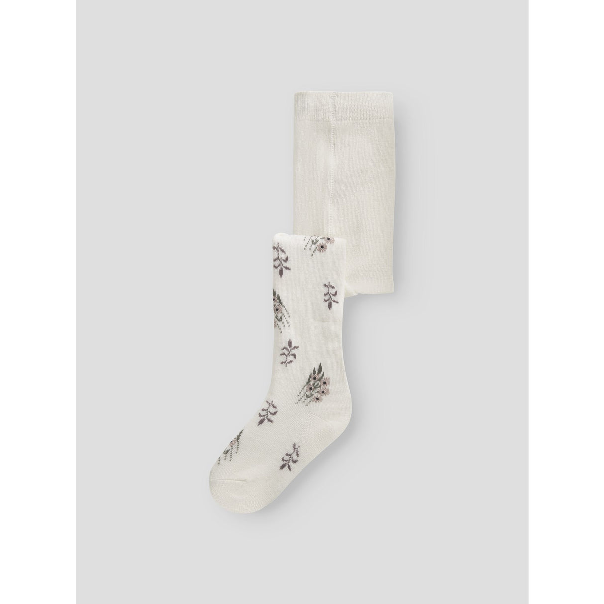 Name It Snow White Long Flowers Nmfwak Wo/Bl Tights Aoj
