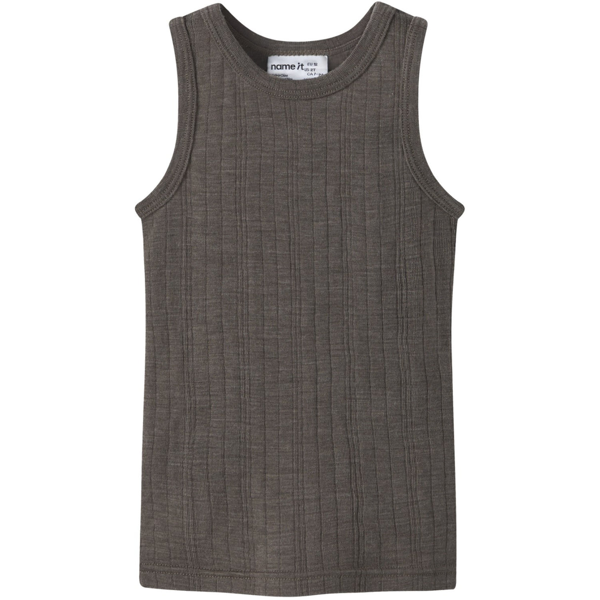 Name It Morel Nmmwang Wool Needle Tank Top