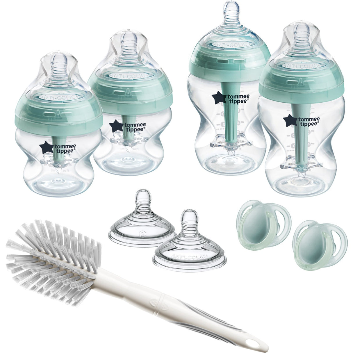 Tommee Tippee Feeding Bottle Starter Set for Newborns - Anti-Colic/Heat Indicator