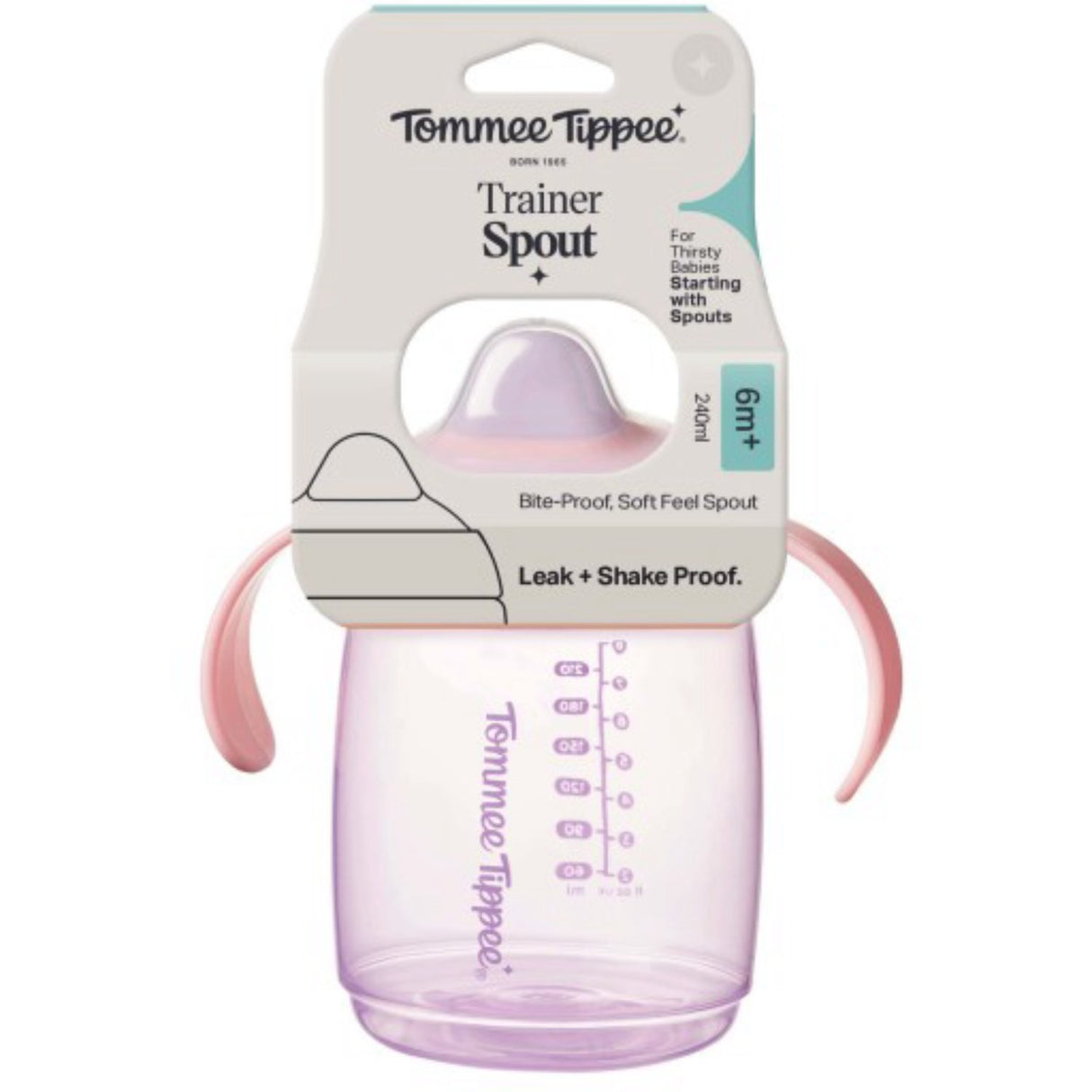 Tommee Tippee Trainer Spout Cup 6M+ 240 Ml - Girl