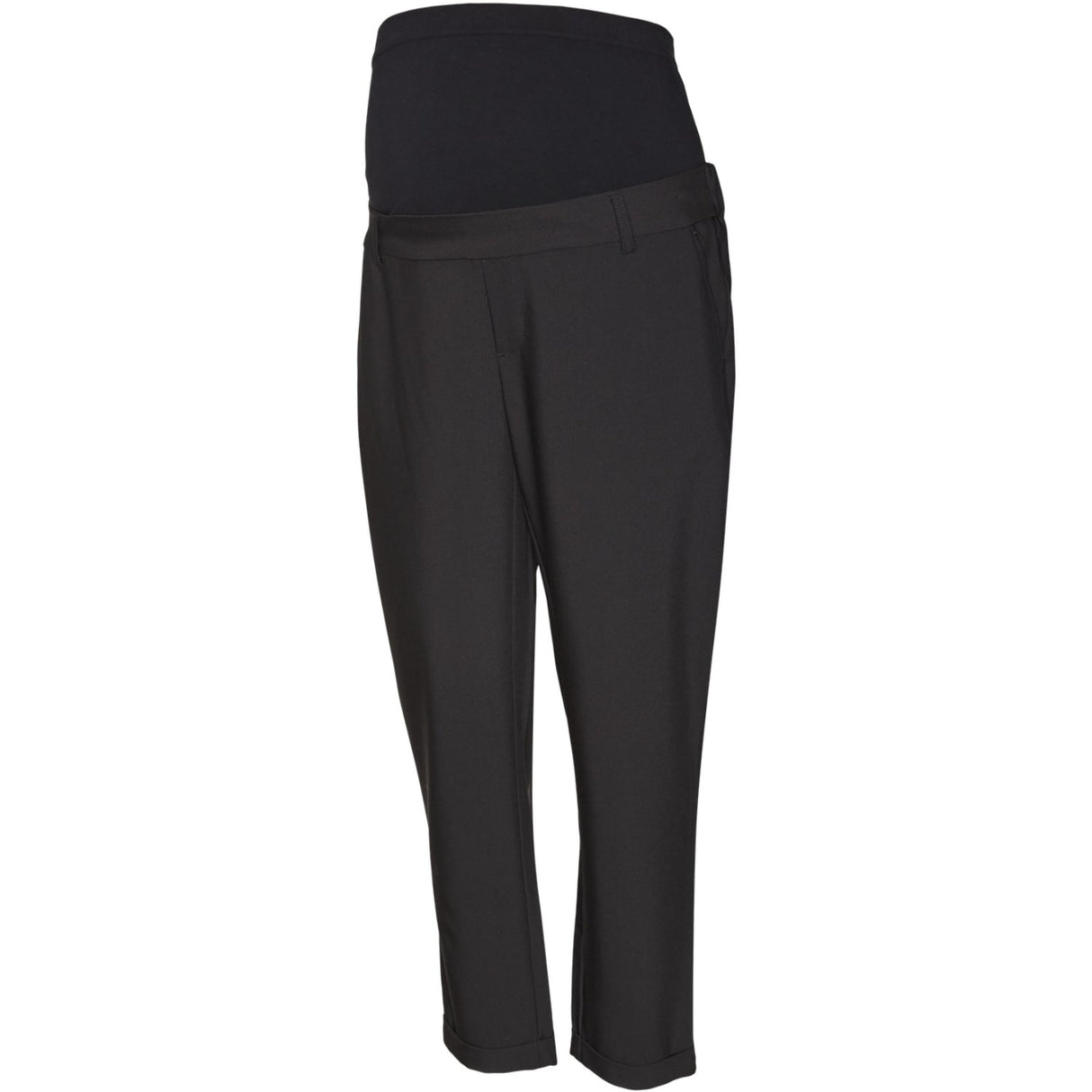 Mama;licious Black Mlnewlora Wo Chino 7/8 Pants