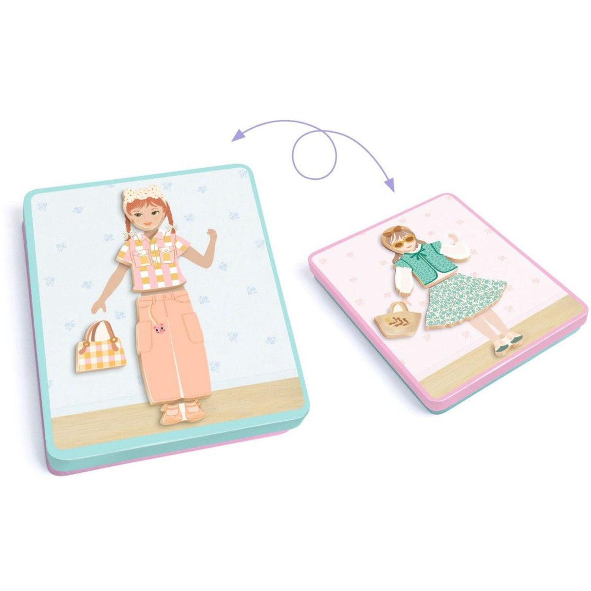 Djeco Inzebox Magnet Leg, Påklædning