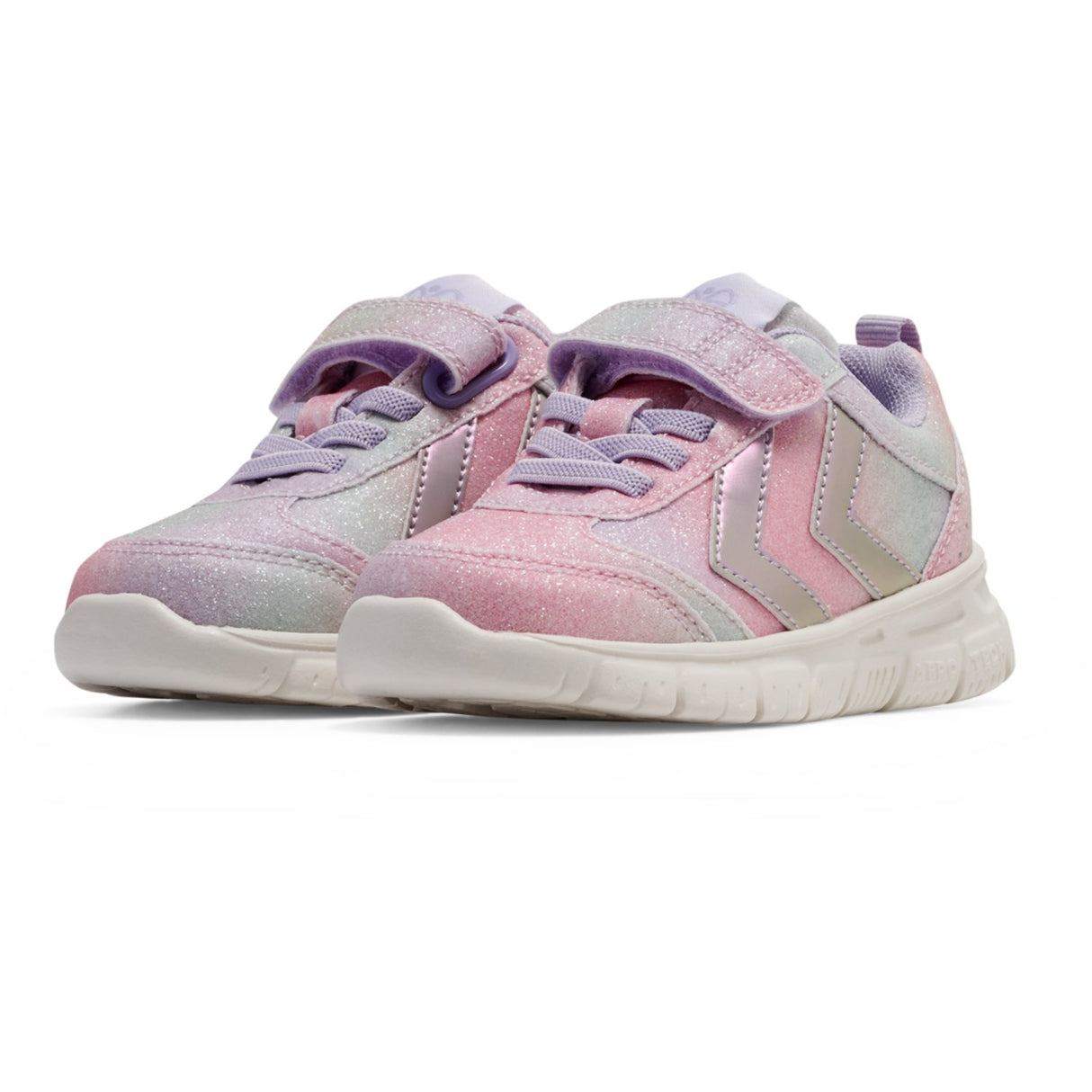 Hummel Multi Color Pink Crosslite Glitter Infant Sneakers