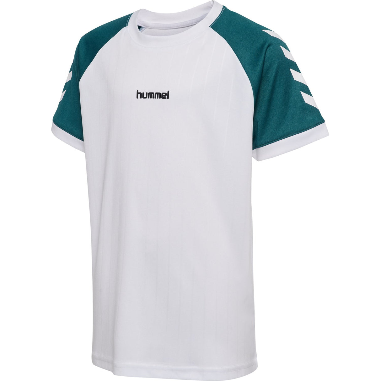 Hummel White Jr Stripe T-Shirt S/S