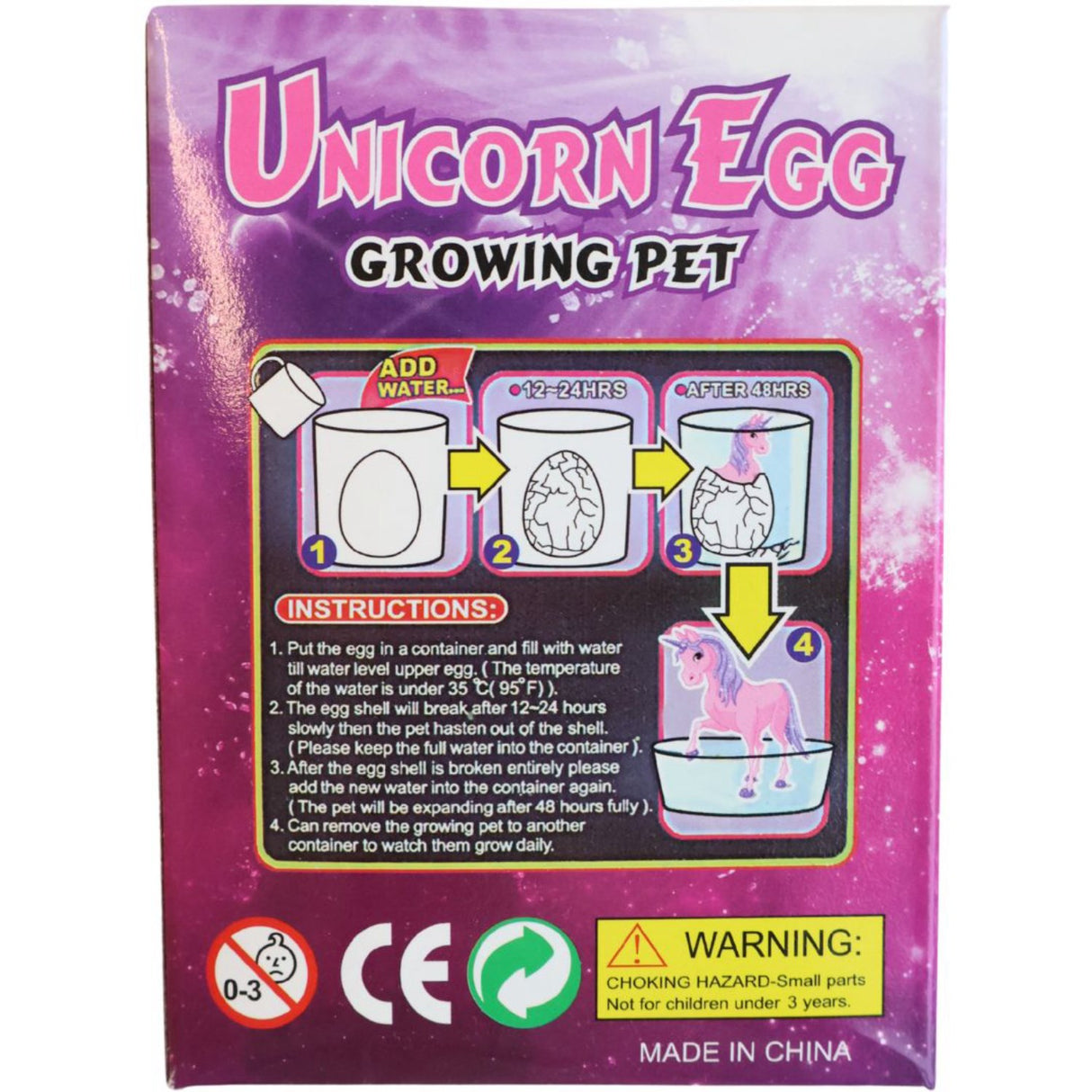 Magni Growing Egg Unicorn